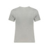 GUESS JEANS T-SHIRT MANICHE CORTE DONNA GRIGIO