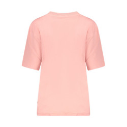 GUESS JEANS T-SHIRT MANICHE CORTE DONNA ROSA