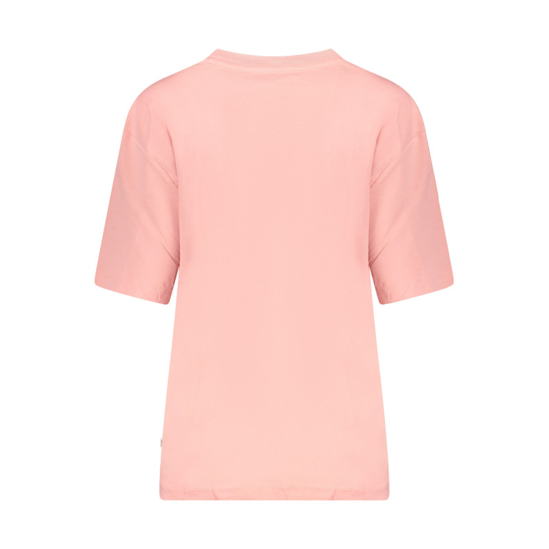 GUESS JEANS T-SHIRT MANICHE CORTE DONNA ROSA