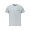 GUESS JEANS T-SHIRT MANICHE CORTE UOMO AZZURRO