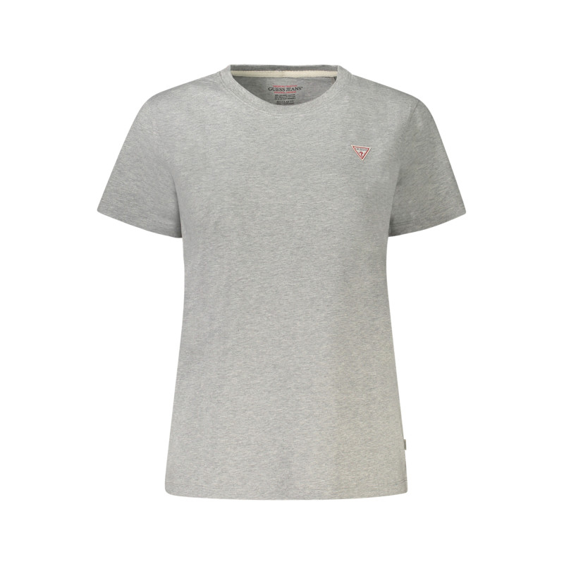 GUESS JEANS SHORT SLEEVE T-SHIRT WOMEN GREY