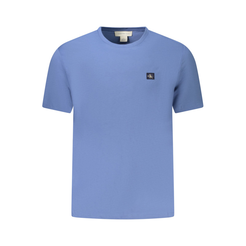 CALVIN KLEIN T-SHIRT MANICHE CORTE UOMO AZZURRO