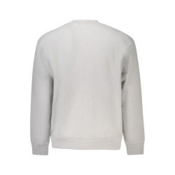CALVIN KLEIN HERREN-SWEATSHIRT MIT ZIP-UP GRAU
