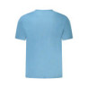 CALVIN KLEIN T-SHIRT MANICHE CORTE UOMO AZZURRO