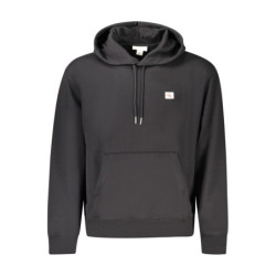 CALVIN KLEIN MEN'S BLACK ZIP-UP SWEATSHIRT