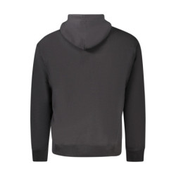 SUDADERA NEGRA CON CREMALLERA PARA HOMBRE DE CALVIN KLEIN
