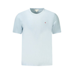 T-SHIRT À MANCHES COURTES POUR HOMMES CALVIN KLEIN BLEU