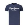 T-SHIRT À MANCHES COURTES PEPE JEANS POUR HOMME BLEU
