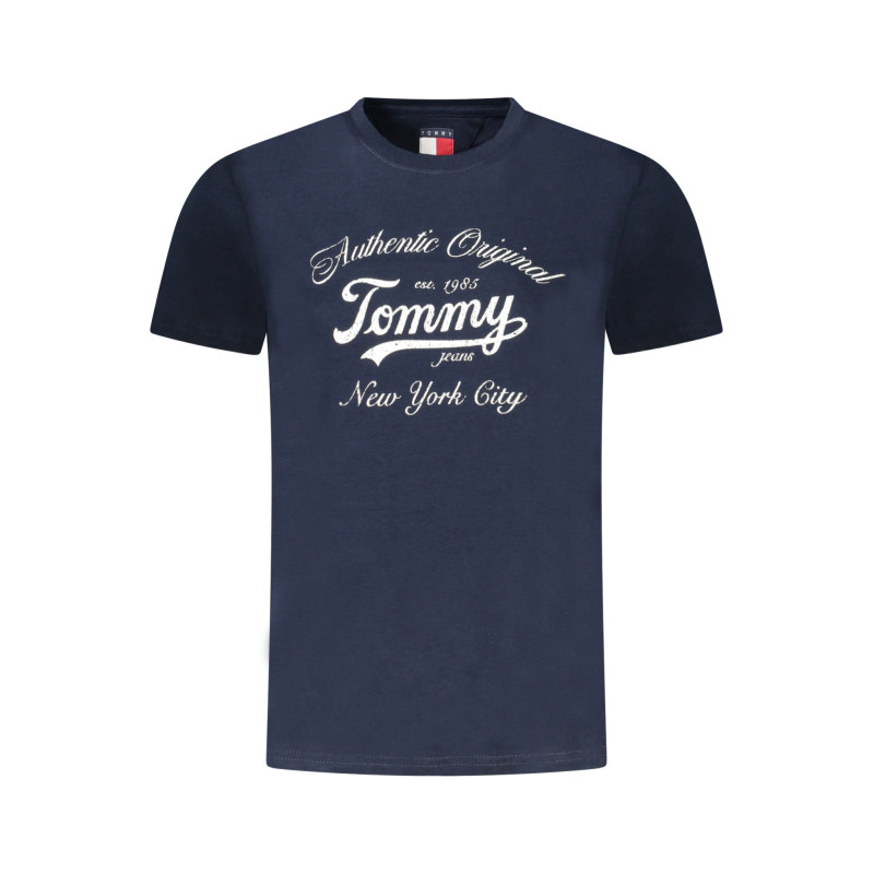 TOMMY HILFIGER T-SHIRT MANICHE CORTE DONNA BLU