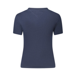 TOMMY HILFIGER DAMEN KURZARM T-SHIRT BLAU