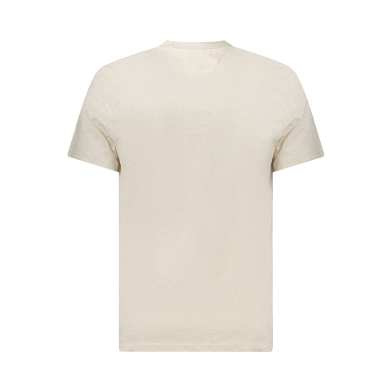 T-shirt à manches courtes Tommy Hilfiger pour homme, beige