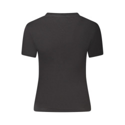 T-SHIRT À MANCHES COURTES TOMMY HILFIGER FEMME NOIR