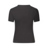 TOMMY HILFIGER T-SHIRT MANICHE CORTE DONNA NERO