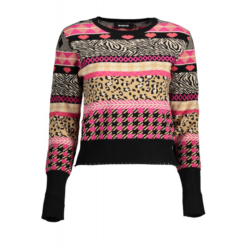 DESIGUAL PULL FEMME NOIR