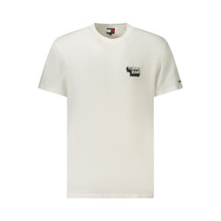 TOMMY HILFIGER MEN'S SHORT-SLEEVE T-SHIRT WHITE