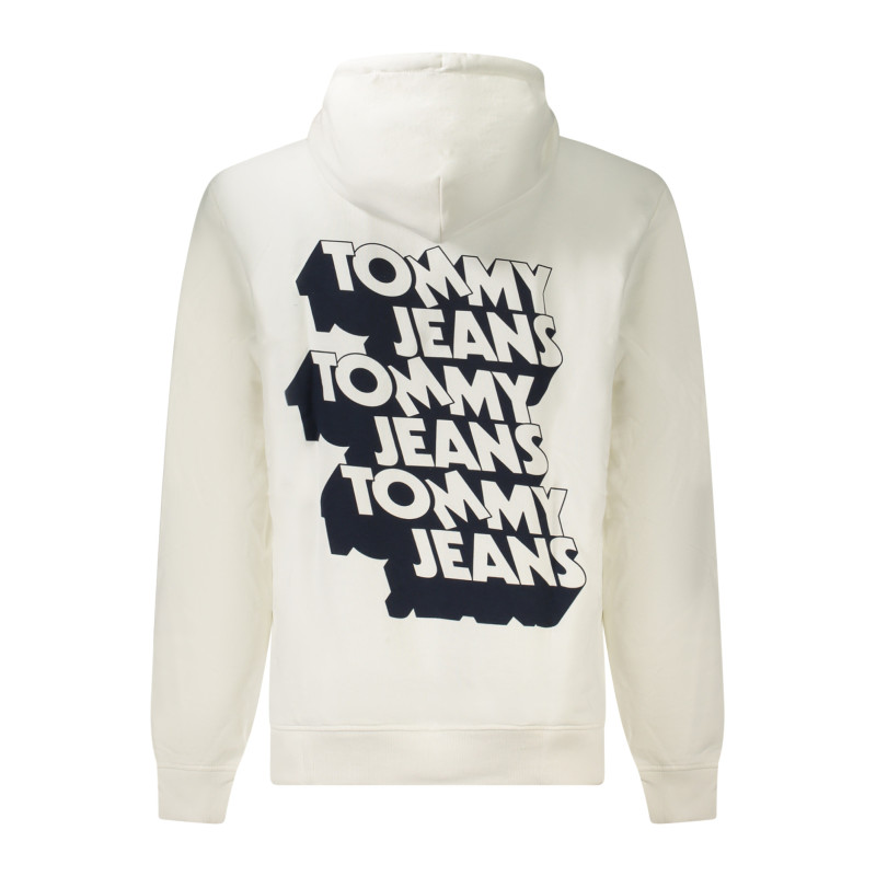 TOMMY HILFIGER HERREN-SWEATSHIRT MIT ZIP-UP WEISS