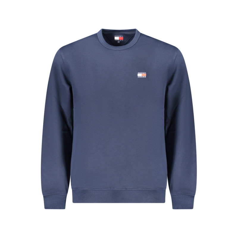 TOMMY HILFIGER MEN'S BLUE ZIP-UP SWEATSHIRT