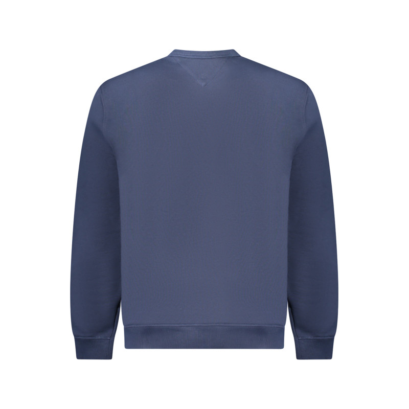TOMMY HILFIGER MEN'S BLUE ZIP-UP SWEATSHIRT