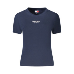 T-SHIRT À MANCHES COURTES TOMMY HILFIGER FEMME BLEU
