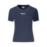 TOMMY HILFIGER T-SHIRT MANICHE CORTE DONNA BLU