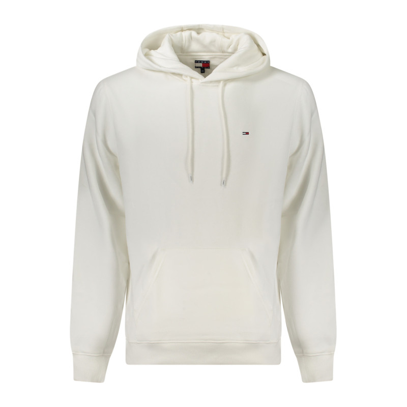 TOMMY HILFIGER FELPA SENZA ZIP UOMO BIANCO