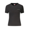 TOMMY HILFIGER DAMEN KURZARM T-SHIRT SCHWARZ