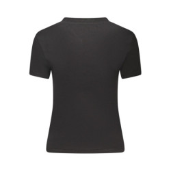 TOMMY HILFIGER T-SHIRT MANICHE CORTE DONNA NERO