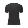 TOMMY HILFIGER DAMEN KURZARM T-SHIRT SCHWARZ