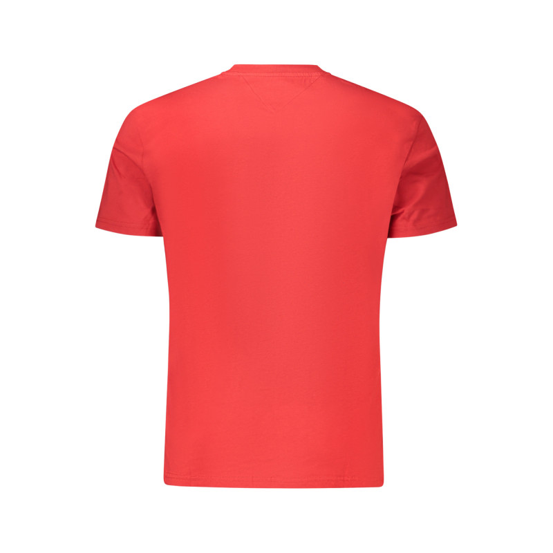CAMISETA DE MANGA CORTA PARA HOMBRE TOMMY HILFIGER, ROJA