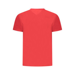 TOMMY HILFIGER HERREN KURZARM T-SHIRT, ROT