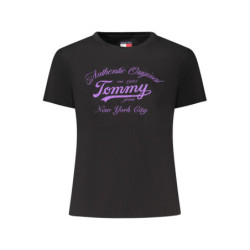 CAMISETA DE MANGA CORTA TOMMY HILFIGER PARA MUJER NEGRA