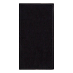 ICEBERG MEN'S BLACK BEACH TOWEL