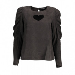 DESIGUAL LONG SLEEVE SHIRT WOMAN BLACK