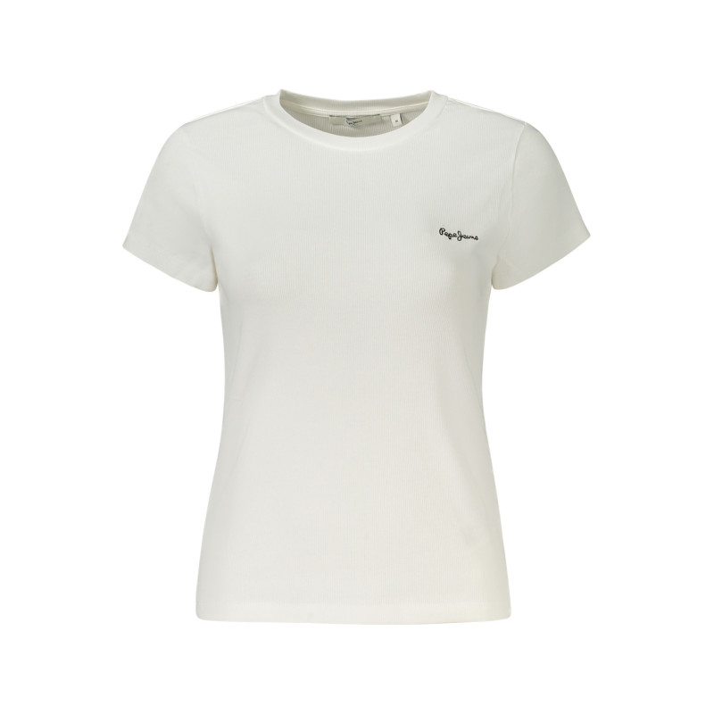 PEPE JEANS T-SHIRT MANICHE CORTE DONNA BIANCO