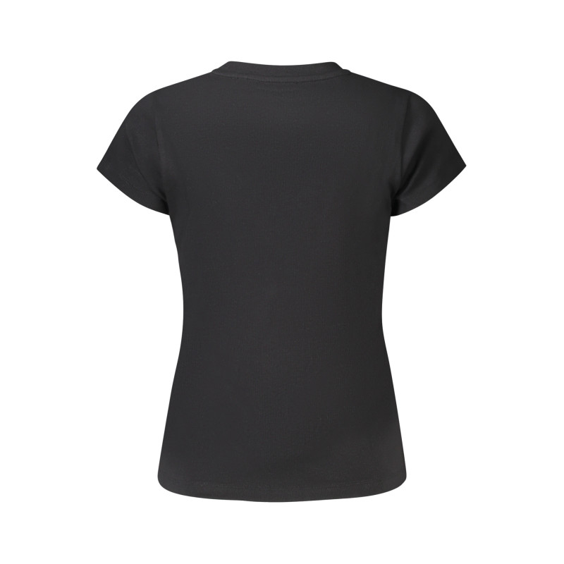 PEPE JEANS T-SHIRT MANICHE CORTE DONNA NERO