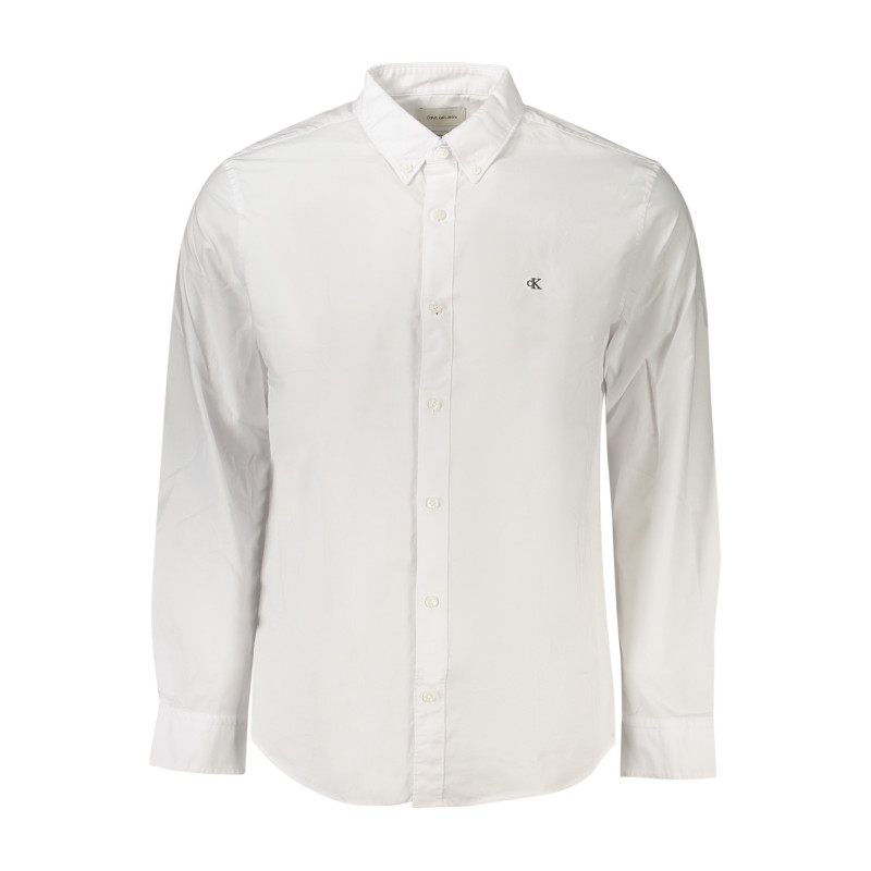 CALVIN KLEIN CAMICIA MANICHE LUNGHE UOMO BIANCO