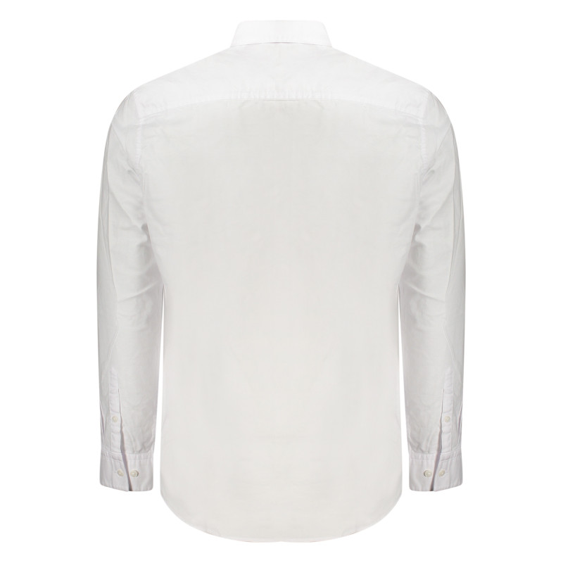 Camisa de manga larga para hombre Calvin Klein blanca
