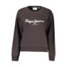 Sweat-shirt zippé noir pour femme PEPE JEANS