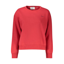 PEPE JEANS DAMEN ROTES SWEATSHIRT MIT REISSVERSCHLUSS