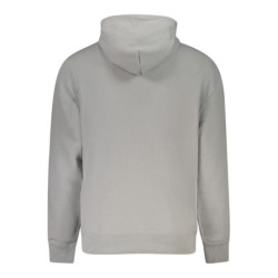 SUDADERA GRIS CON CREMALLERA DE CALVIN KLEIN PARA HOMBRE