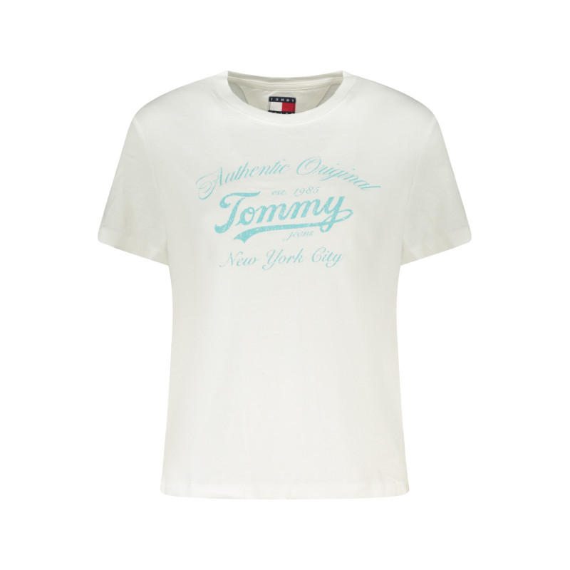 CAMISETA DE MANGA CORTA PARA MUJER TOMMY HILFIGER BLANCA