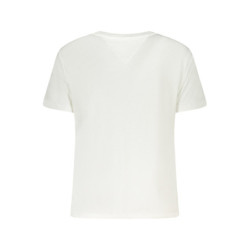 TOMMY HILFIGER T-SHIRT MANICHE CORTE DONNA BIANCO
