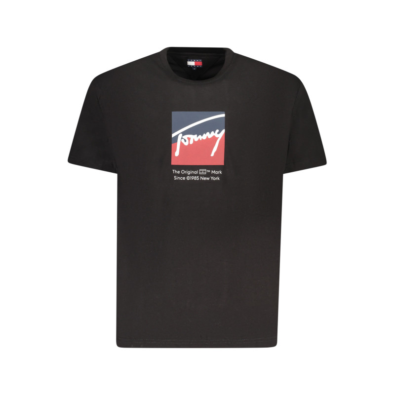 T-SHIRT À MANCHES COURTES TOMMY HILFIGER POUR HOMME NOIR