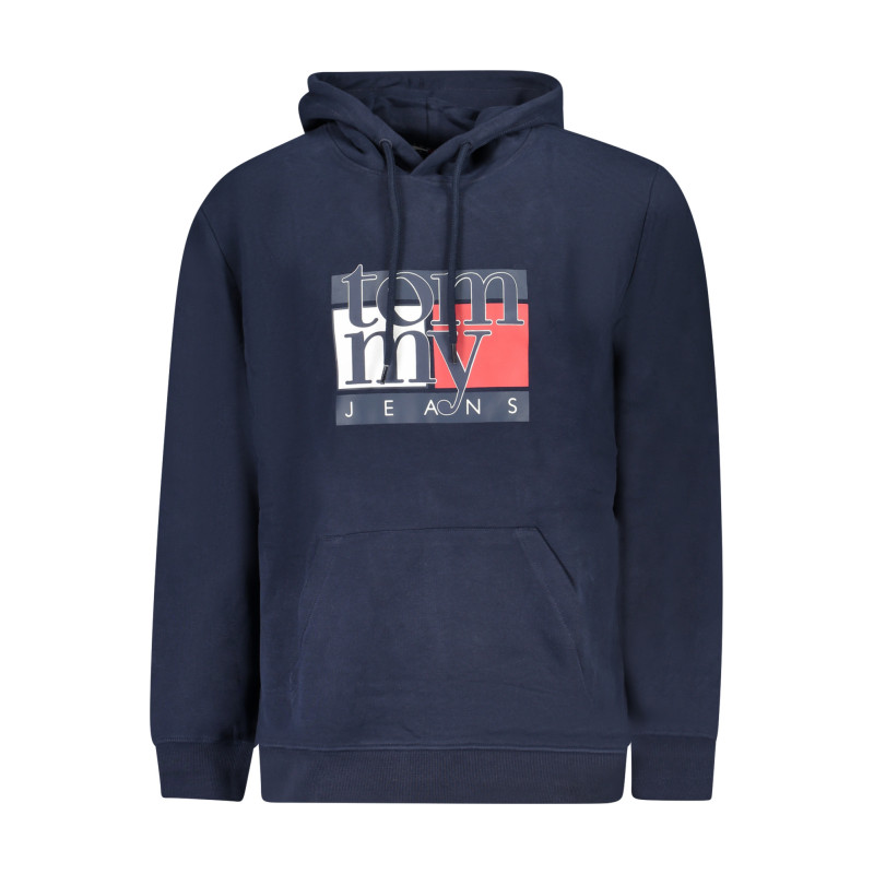 SUDADERA AZUL CON CREMALLERA DE TOMMY HILFIGER PARA HOMBRE