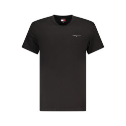 TOMMY HILFIGER HERREN KURZARM T-SHIRT SCHWARZ