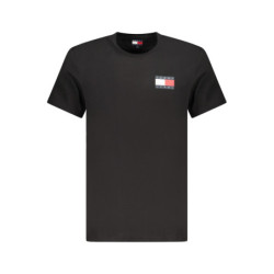 TOMMY HILFIGER MEN'S SHORT-SLEEVE T-SHIRT BLACK
