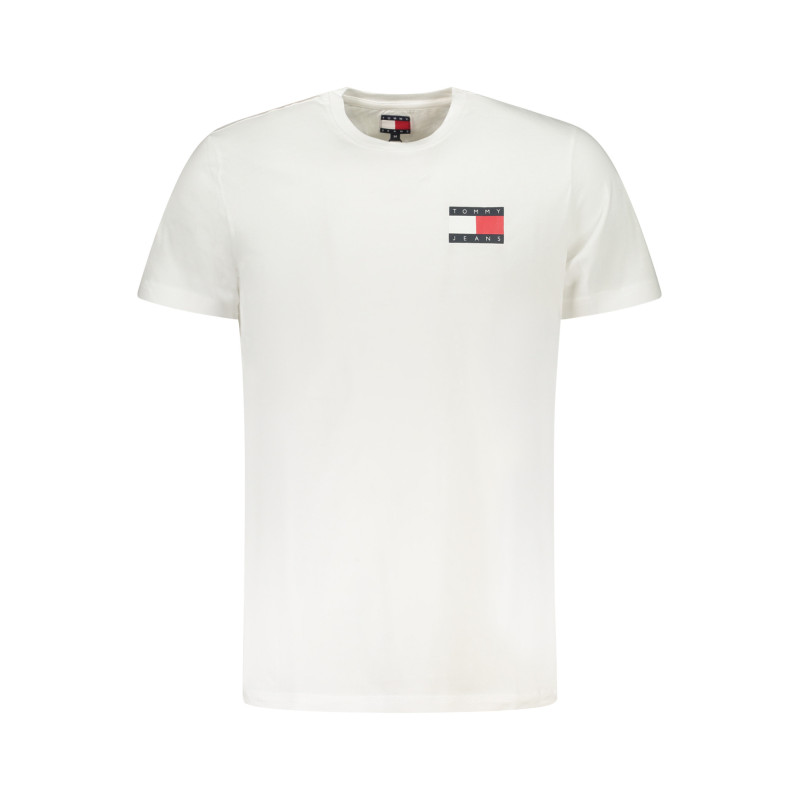 TOMMY HILFIGER MEN'S SHORT-SLEEVE T-SHIRT WHITE