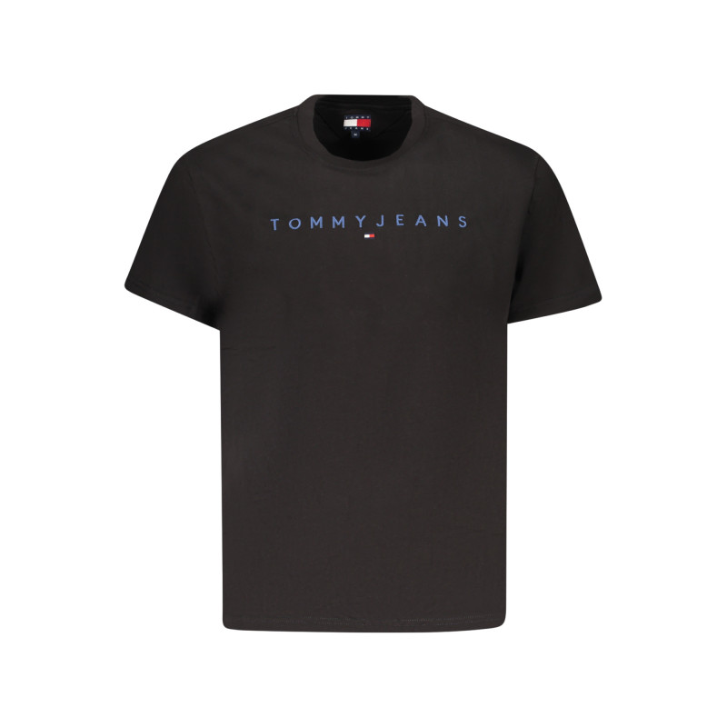 TOMMY HILFIGER MEN'S SHORT-SLEEVE T-SHIRT BLACK