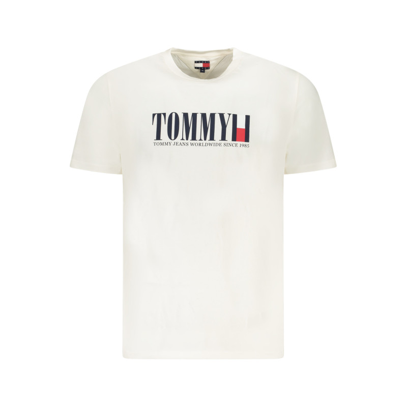 TOMMY HILFIGER HERREN KURZARM T-SHIRT WEISS