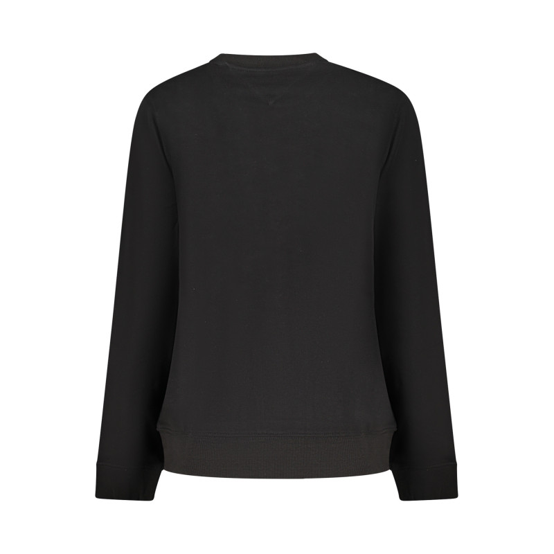 TOMMY HILFIGER WOMEN'S BLACK ZIP-UP SWEATSHIRT